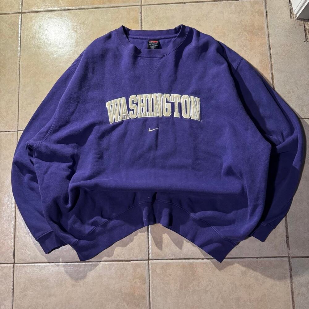 Vintage 90s nike washington huskies Crewneck Size 2XL in Mens